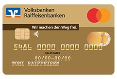 Kreditkarten Motiv "Gold" Mastercard®, Motiv "Gold"