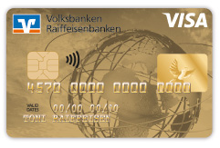 Kreditkarten Motiv "Weltkugel" Visa Karte, Motiv "Weltkugel"