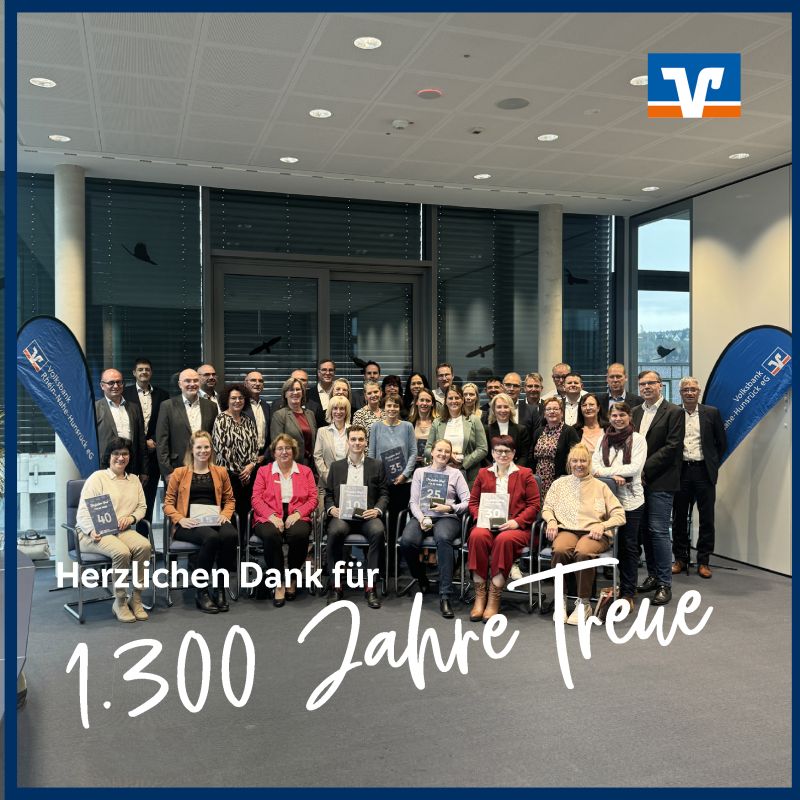 Mitarbeiterjubiläum 2024 bei der Volksbank Rhein-Nahe-Hunsrück eG Mitarbeiterjubiläum 2024 bei der Volksbank Rhein-Nahe-Hunsrück eG